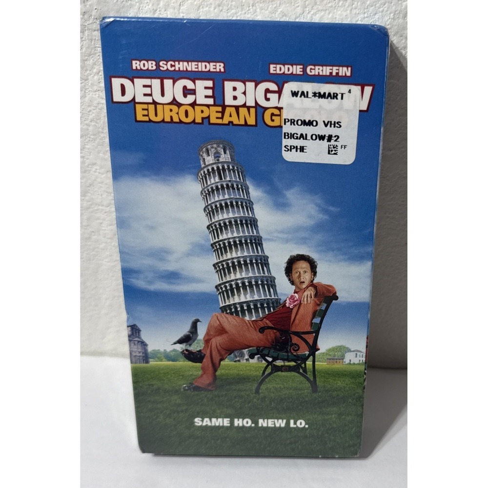 Deuce Bigalow European Gigolo VHS 2005 NEW Factory Sealed Walmart Promo Rated R - Picture 2 of 12